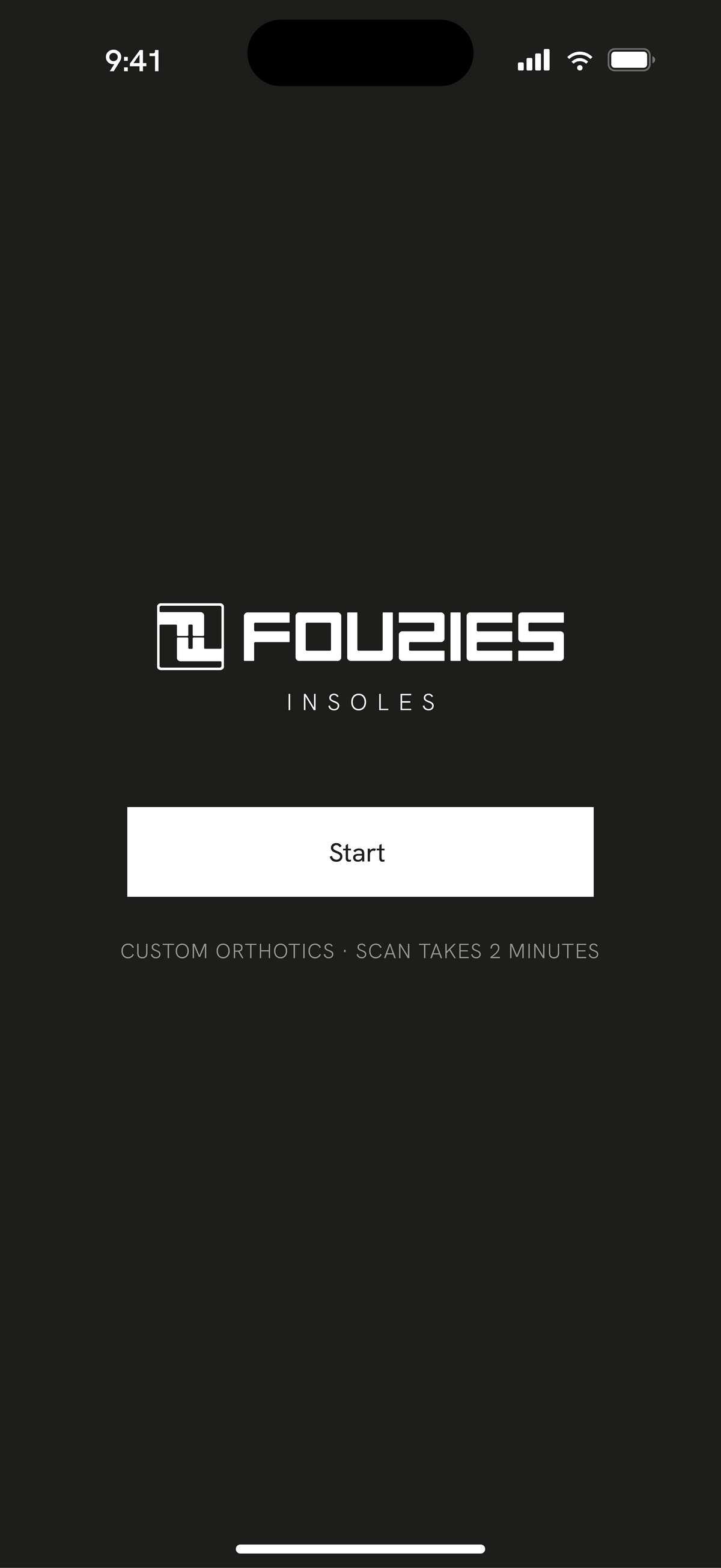 Start screen